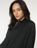 Mandarin Neck Blouse