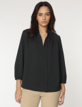 Mandarin Neck Blouse