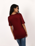 SS Mercerised Round Neck Plain Tee