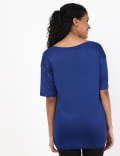 SS Mercerised V Neck Plain Tee