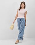 Pure Cotton Ribbed Top
