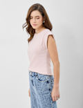 Pure Cotton Ribbed Top