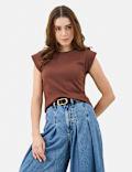 Pure Cotton Ribbed Top