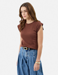 Pure Cotton Ribbed Top