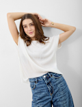 Ribbed Jersey Relaxed Fit Top
