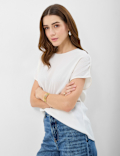 Ribbed Jersey Relaxed Fit Top