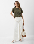 Ribbed Jersey Relaxed Fit Top