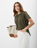 Ribbed Jersey Relaxed Fit Top