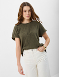 Ribbed Jersey Relaxed Fit Top