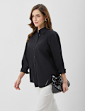 Cotton Rich Collared Shirt