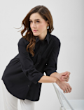 Cotton Rich Collared Shirt