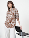 Abstract Classic Collar Shirt