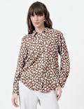 Abstract Classic Collar Shirt
