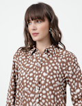 Abstract Classic Collar Shirt