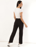 Viscose Mix Plain Loose Fit Trouser