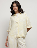 Pure Linen Stripes Shirt