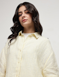 Pure Linen Stripes Shirt