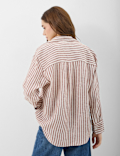 Pure Linen Striped Shirt