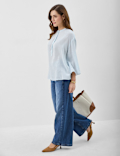 Linen-Rich Embroidered Tunic
