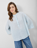 Linen-Rich Embroidered Tunic