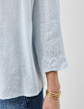 Linen-Rich Embroidered Tunic