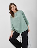 Linen-Rich Embroidered Tunic