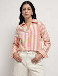 Linen Rich Relaxed Fit Bengal Stripes Shirt
