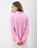 Linen Rich Longline Tunic Shirt