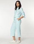Pure Linen Spread Collar Shirt