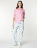 Pure Linen Spread Collar Shirt