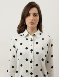 Polka Dots Regular Fit Shirt