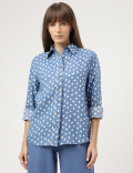 Pure Linen Printed Shirt