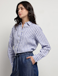Pure Linen Bengal Stripes Shirt