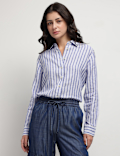 Pure Linen Bengal Stripes Shirt
