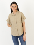 Pure Linen Styled Shirt