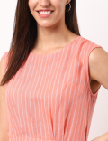 Linen Mix Stripe Tunic