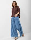 Linen Rich Cropped Shirt