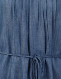 INT High Neck Denim Dress
