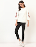 Cotton Mix Plain Slim Fit Jeans