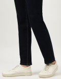 Straight Leg Mid Waist Jeans