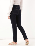 Cotton Mix Plain Slim Fit Jeans