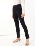 Cotton Mix Plain Slim Fit Jeans