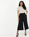 IBF Linen Viscose  Crop