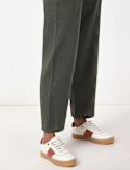 Linen Rich Paperbag Tapered Trousers