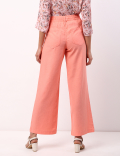 IBF Linen Viscose Wide Leg Trouser