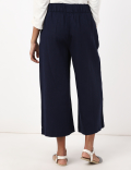 Linen Mix Plain Trouser
