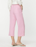 Linen Rich Wide Leg Trousers