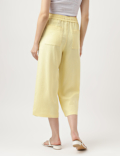 Linen Rich Wide Leg Trousers