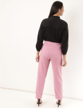 Linen Rich Straight Leg Trousers