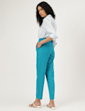 Linen Rich Straight Leg Trousers